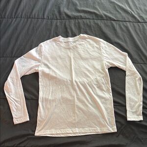 Long Sleeve White Tee from True Classic
